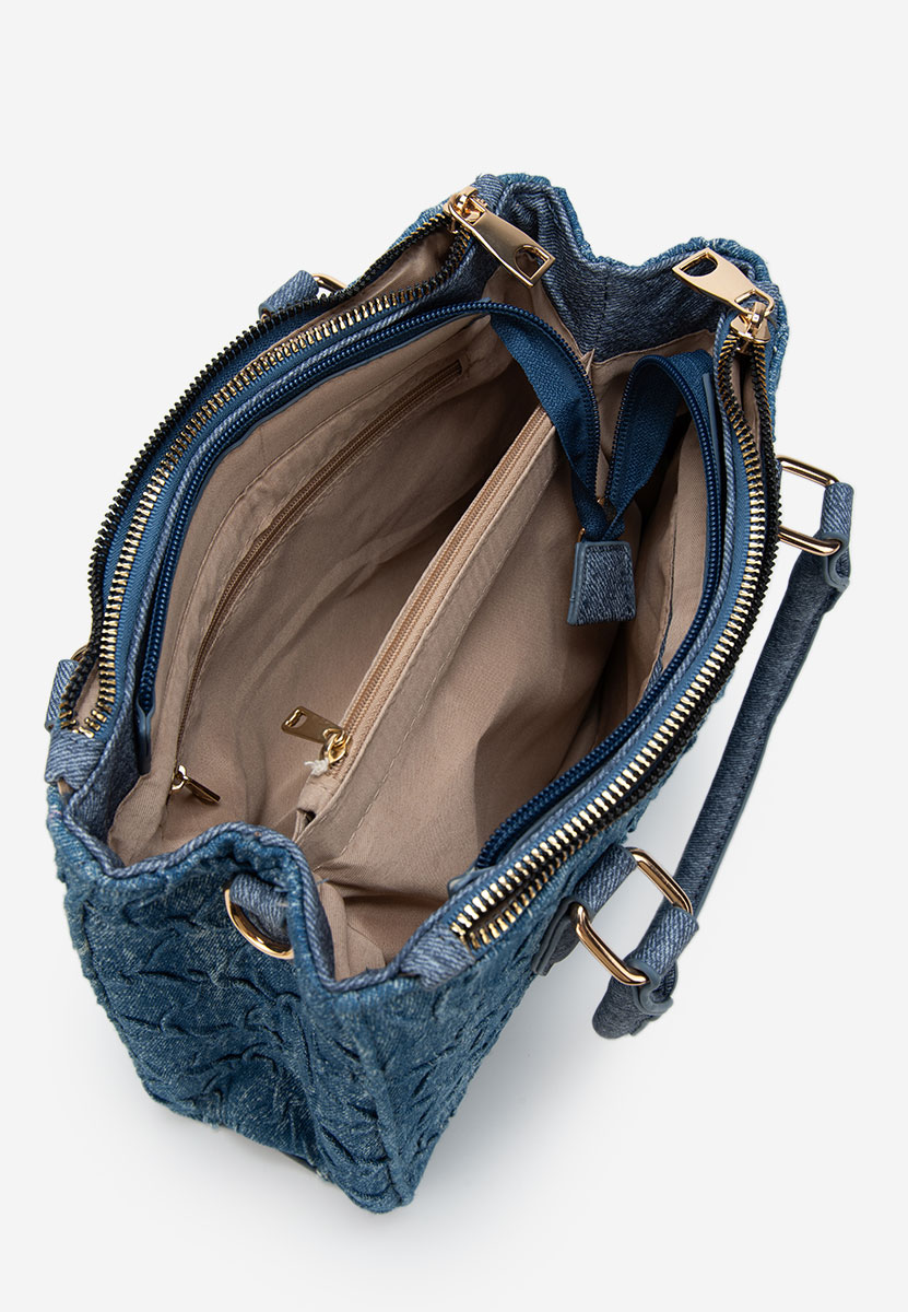 Granatowe torebka do ręki Karlasia V3