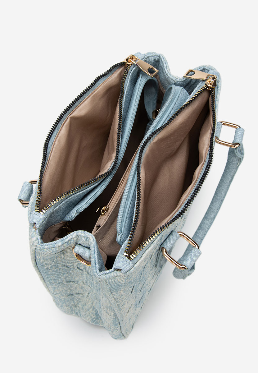 Granatowe torebka do ręki Karlasia V2