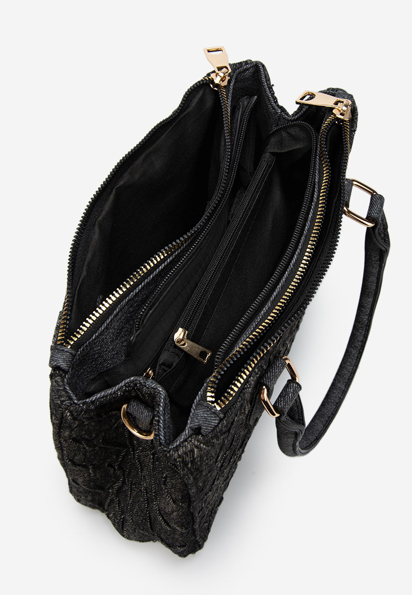 Granatowe torebka do ręki Karlasia V4