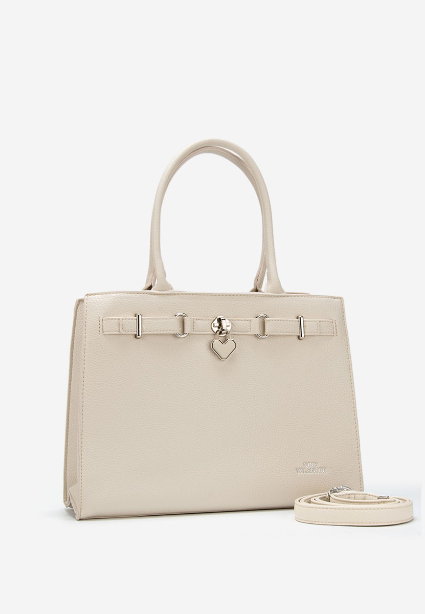 Beżowe torebka do biura Valiana