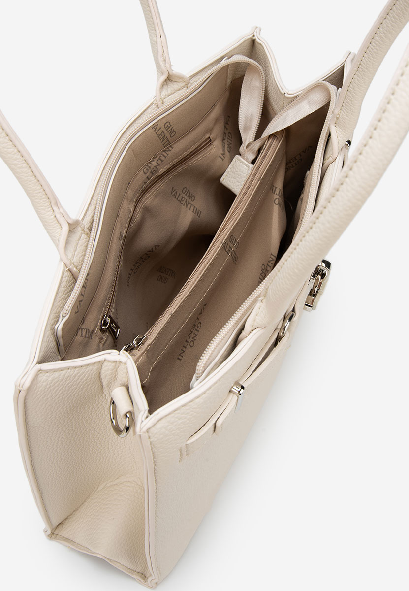 Beżowe torebka do biura Valiana