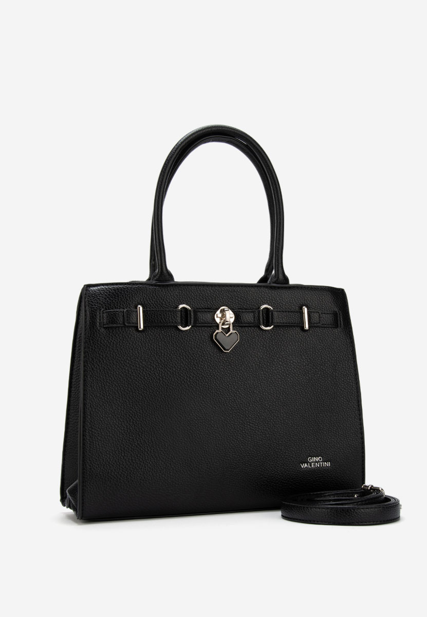 Czarna torebka do biura Valiana