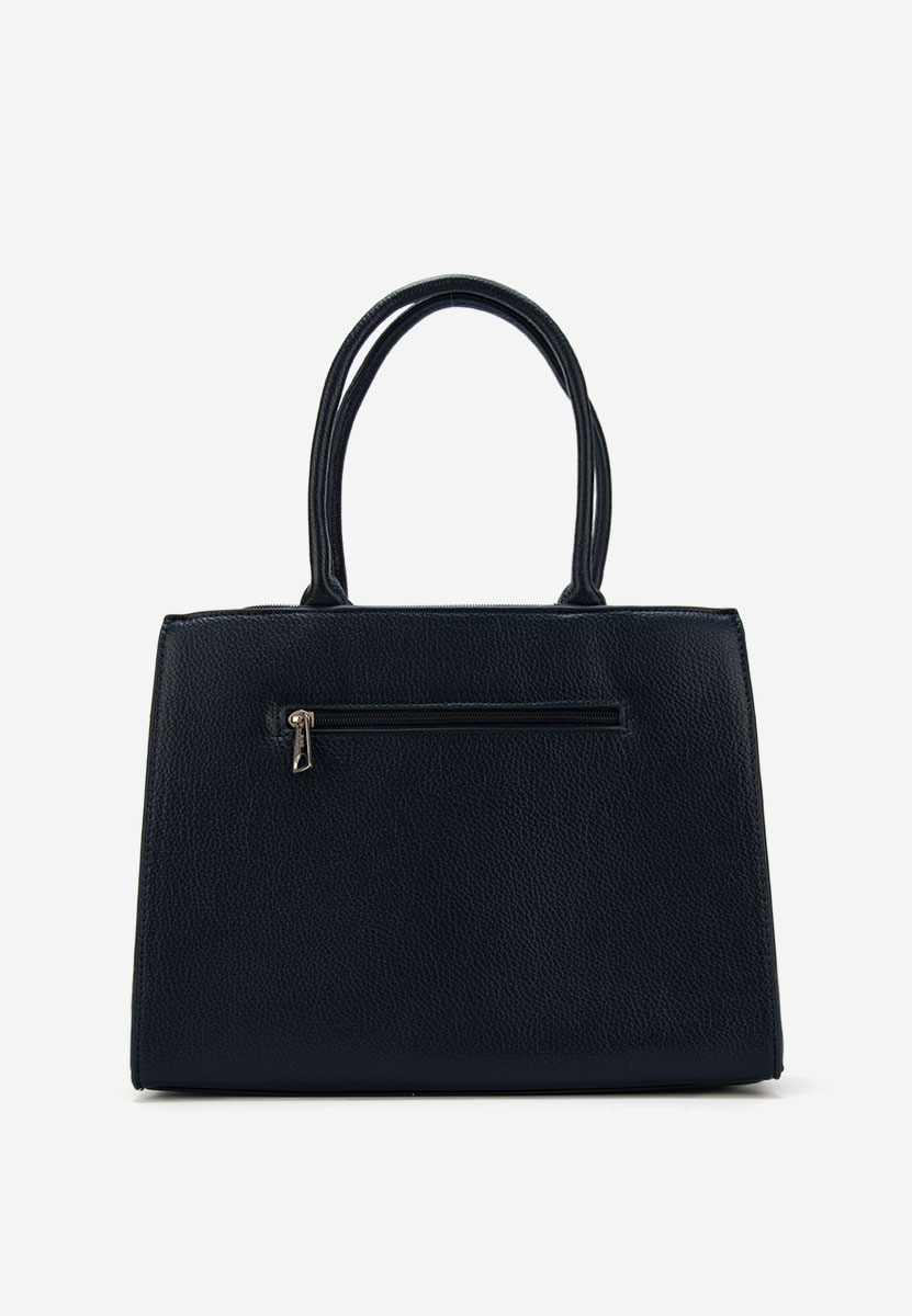 Granatowe torebka do biura Valiana