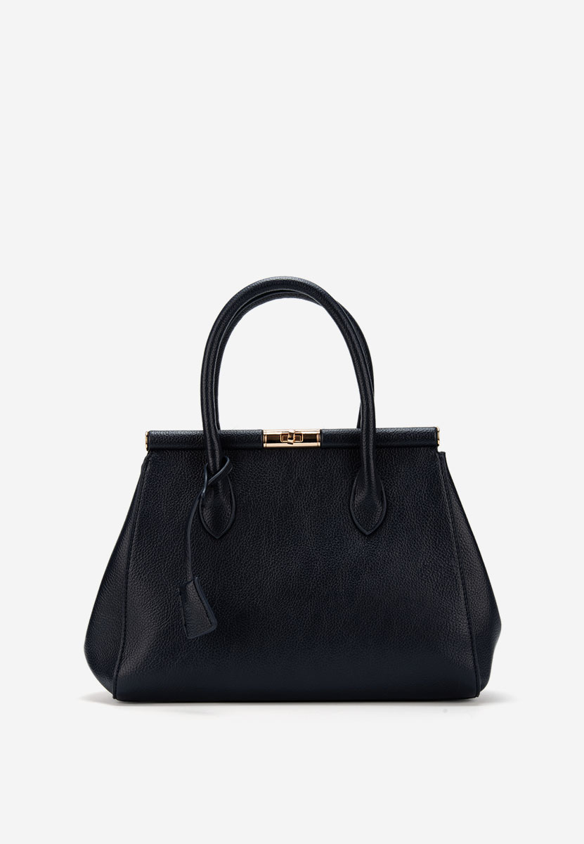 Granatowe torebka do biura Teolia