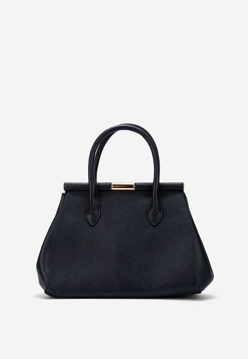 Granatowe torebka do biura Teolia