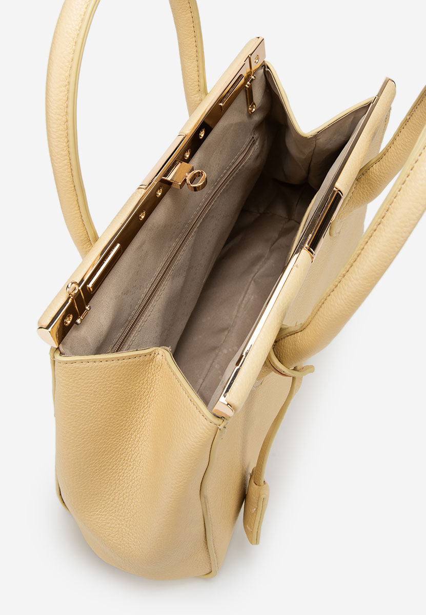 Żółte torebka do biura Teolia