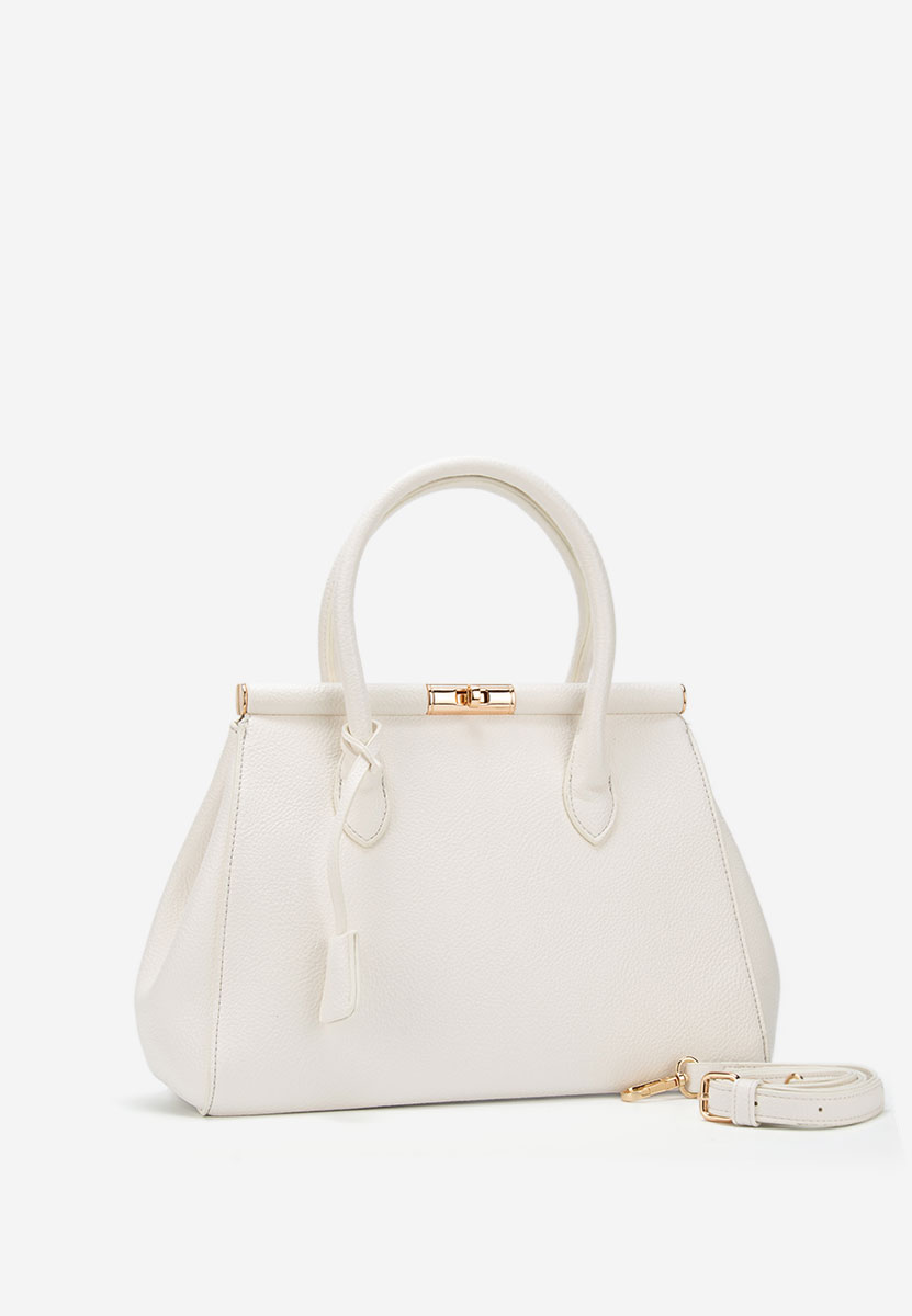 Białe torebka do biura Teolia