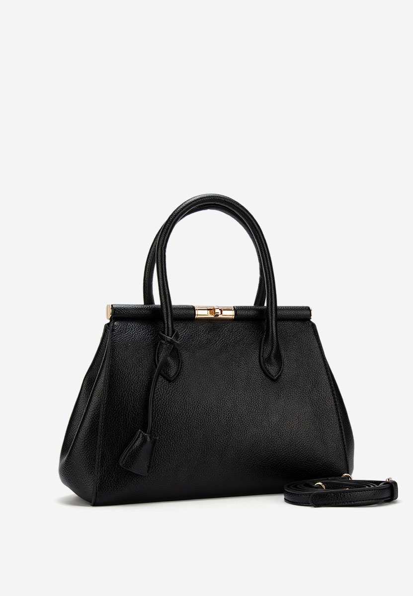 Czarna torebka do biura Teolia