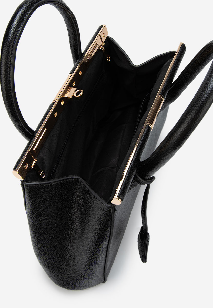 Czarna torebka do biura Teolia