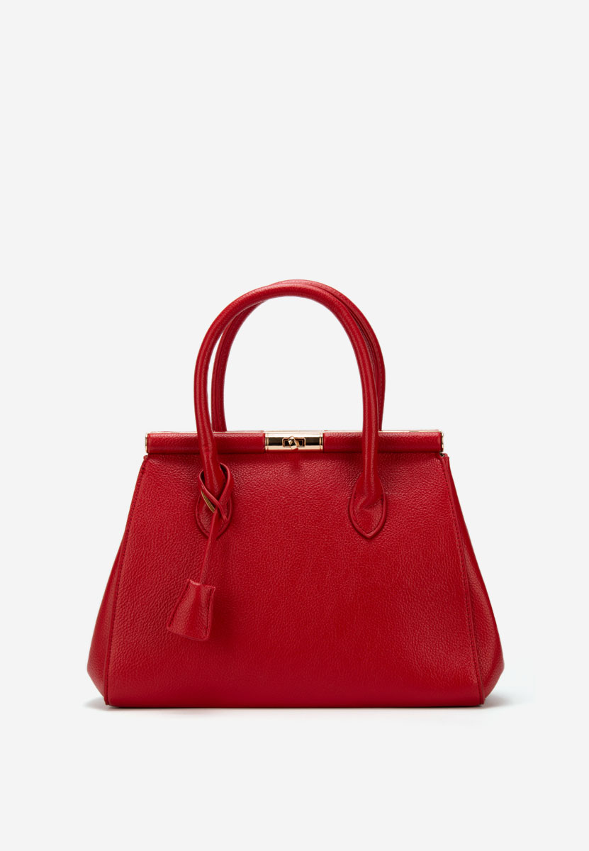 Czerwone torebka do biura Teolia