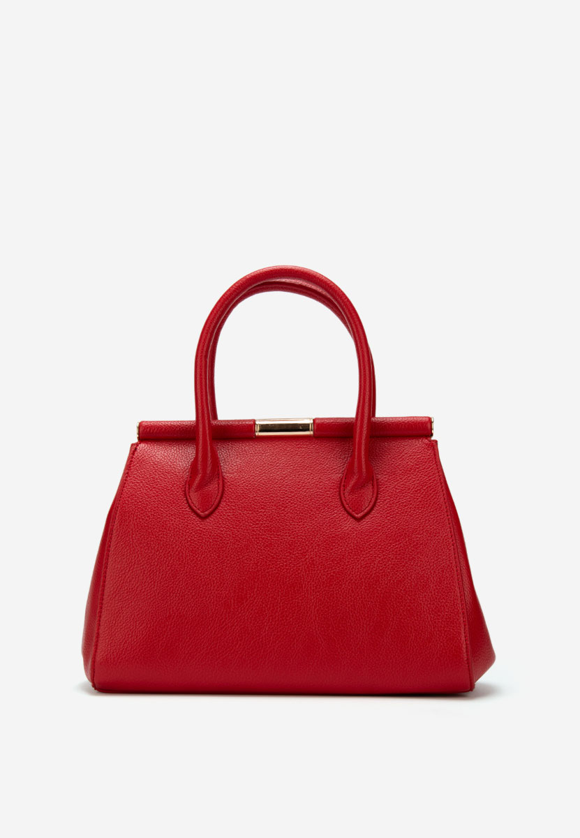 Czerwone torebka do biura Teolia