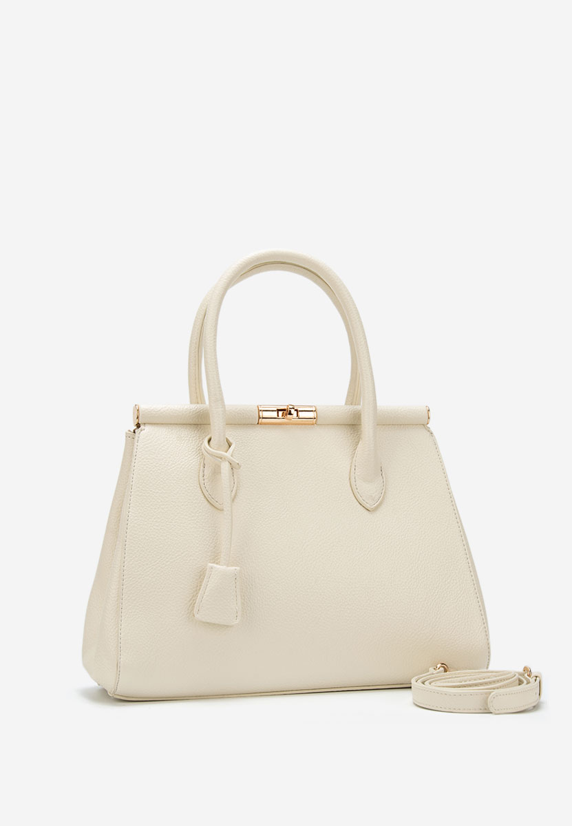 Beżowe torebka do biura Teolia