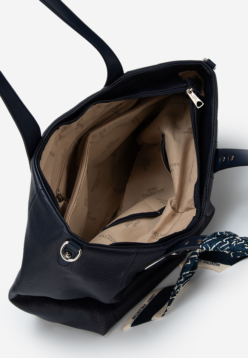 Granatowe torebka do ręki Claricya