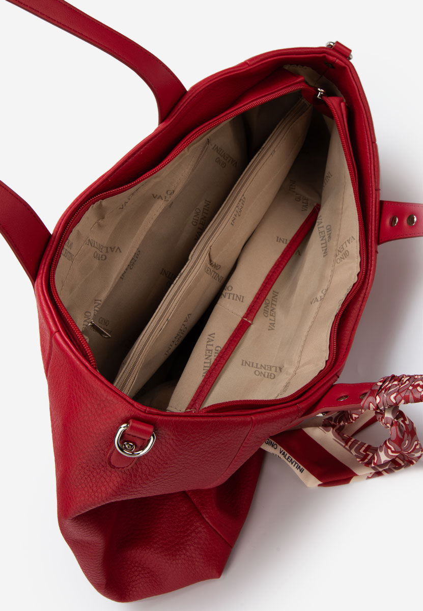 Czerwone torebka do ręki Claricya