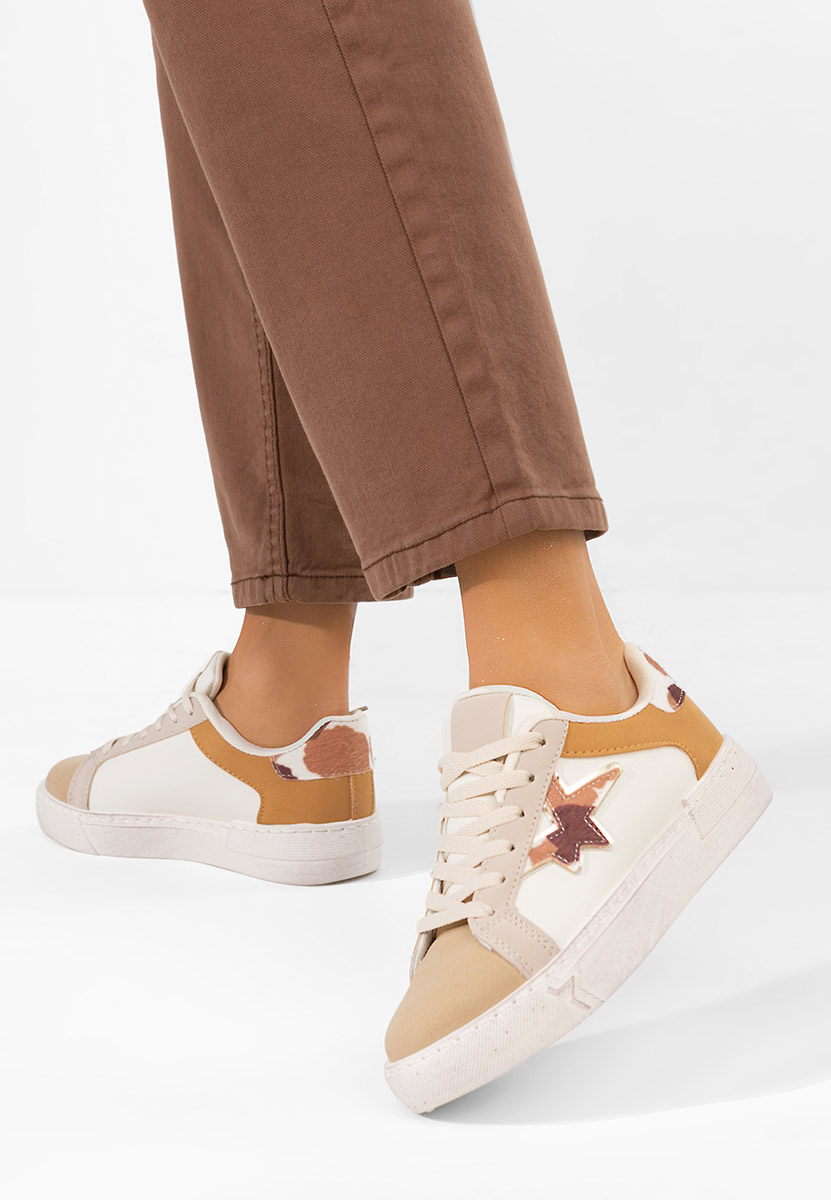 Khaki sneakersy damskie Steliana