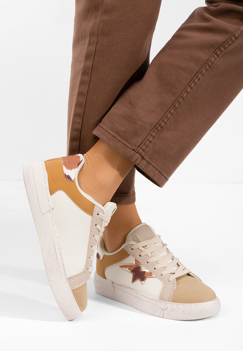 Khaki sneakersy damskie Steliana