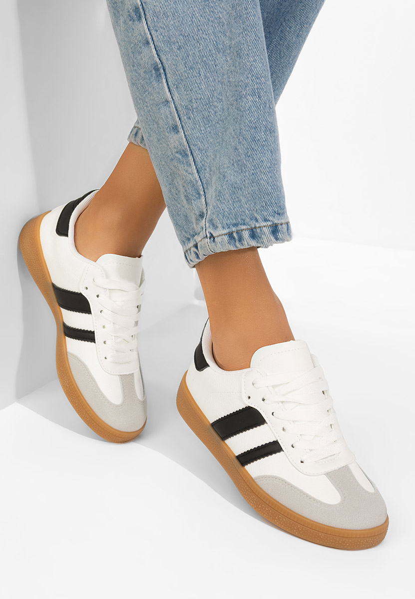Białe sneakersy damskie Azurea