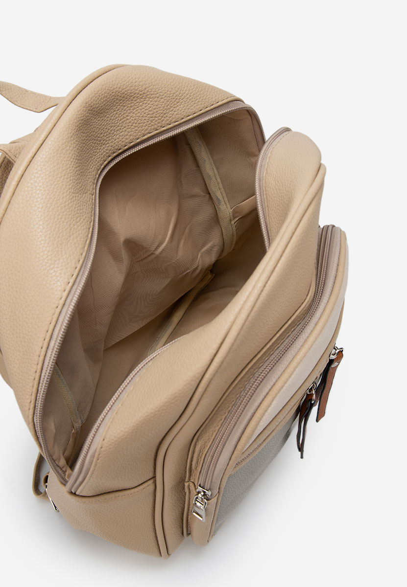 Beżowe plecak damska Nassea