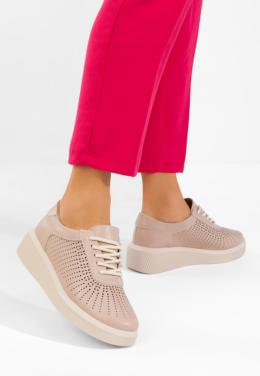 Różowe sneakersy damskie Oleiana