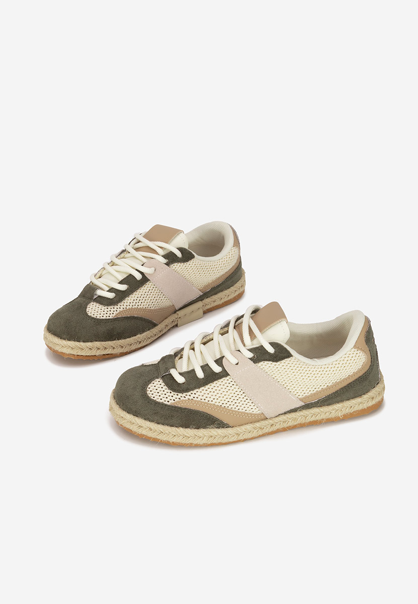 Zielone sneakersy damskie Dianka
