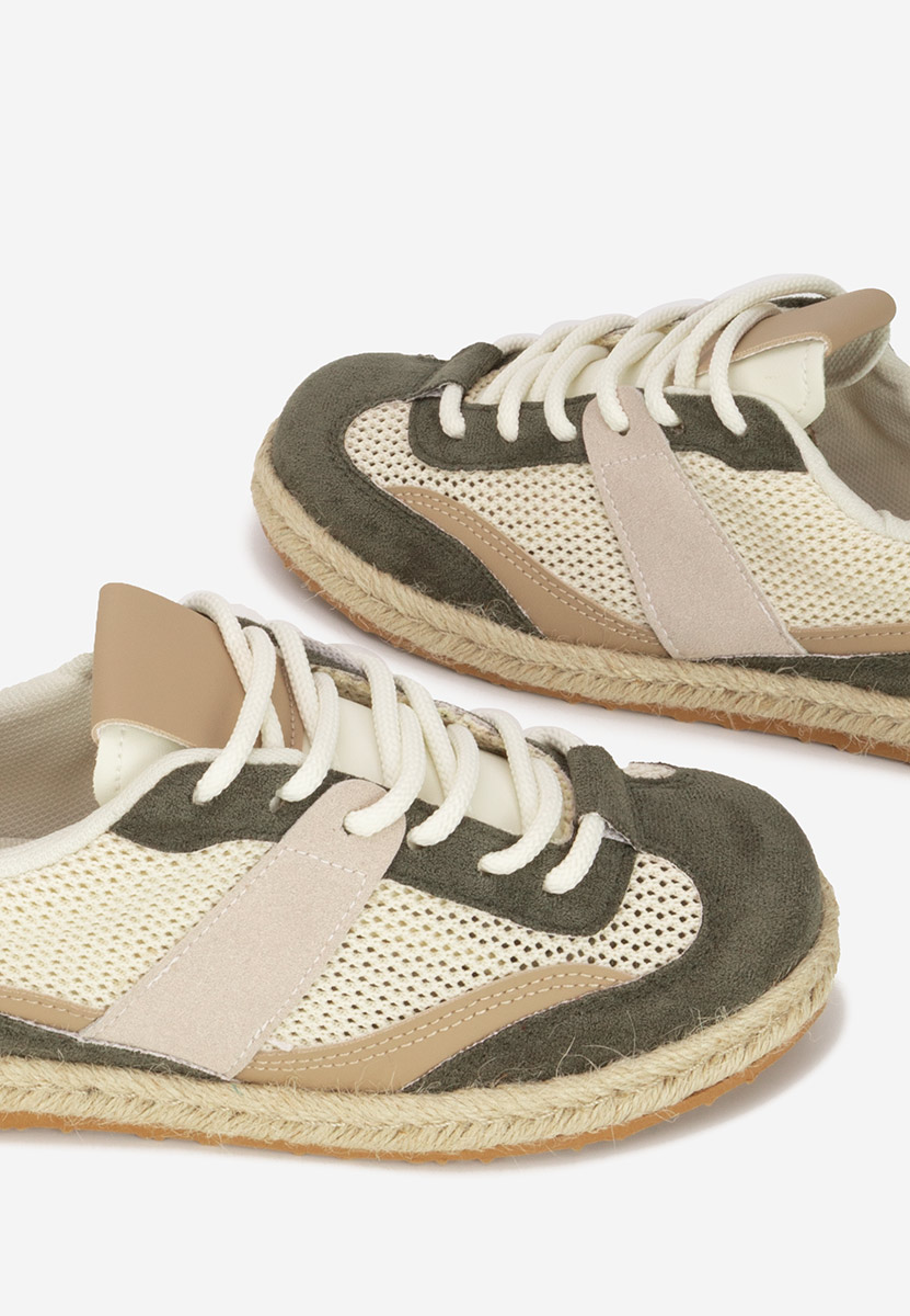Zielone sneakersy damskie Dianka