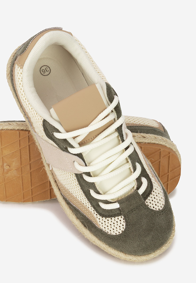 Zielone sneakersy damskie Dianka