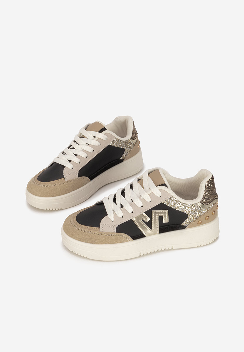 Czarne sneakersy damskie Taunya