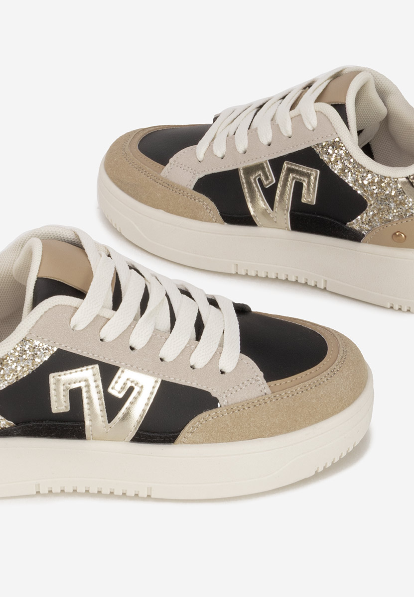 Czarne sneakersy damskie Taunya