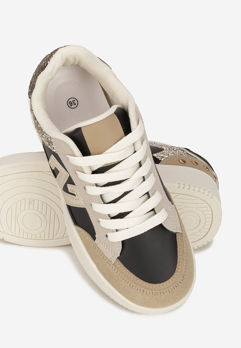 Czarne sneakersy damskie Taunya