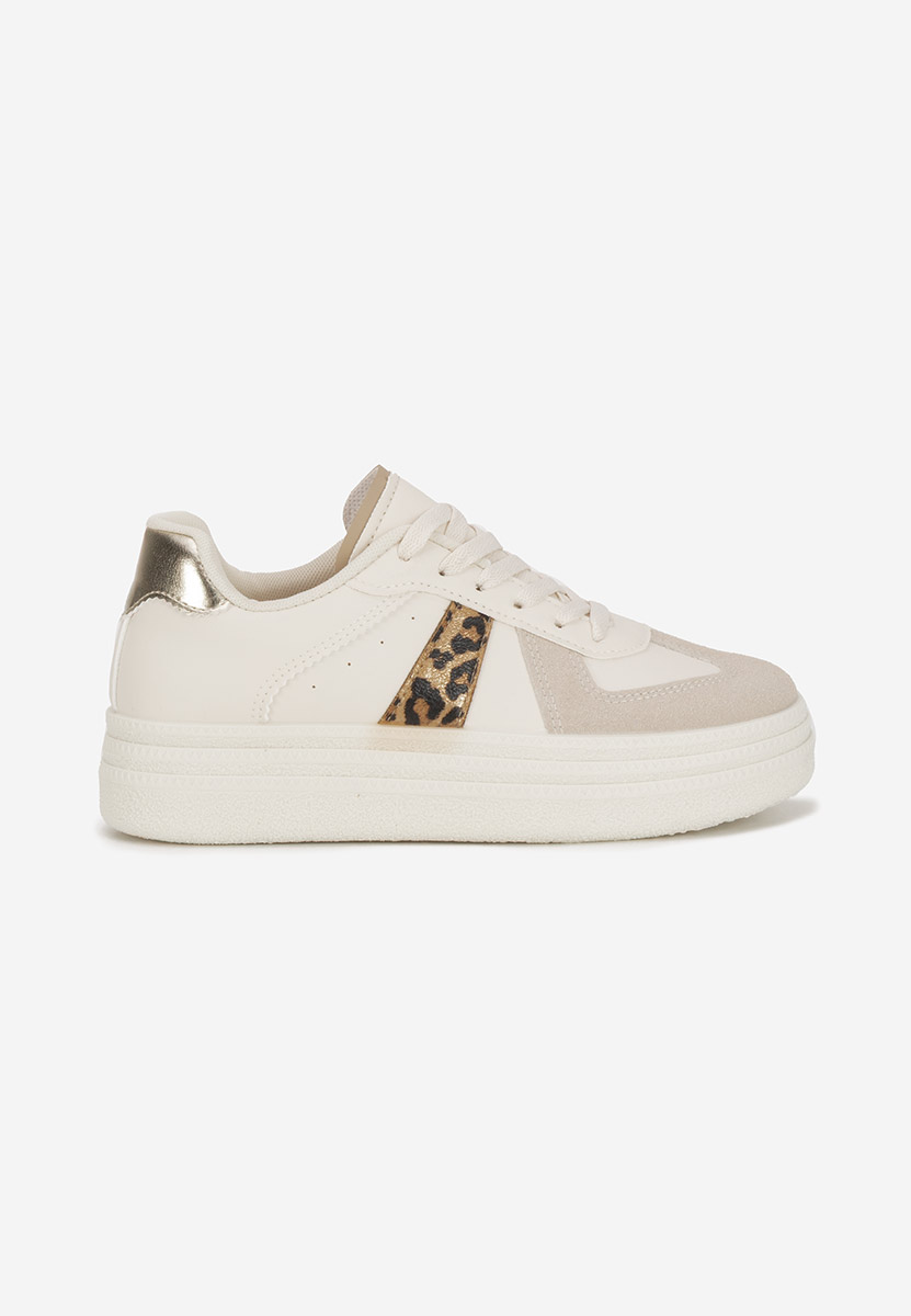 Panterkowe sneakersy na platformie Serinia