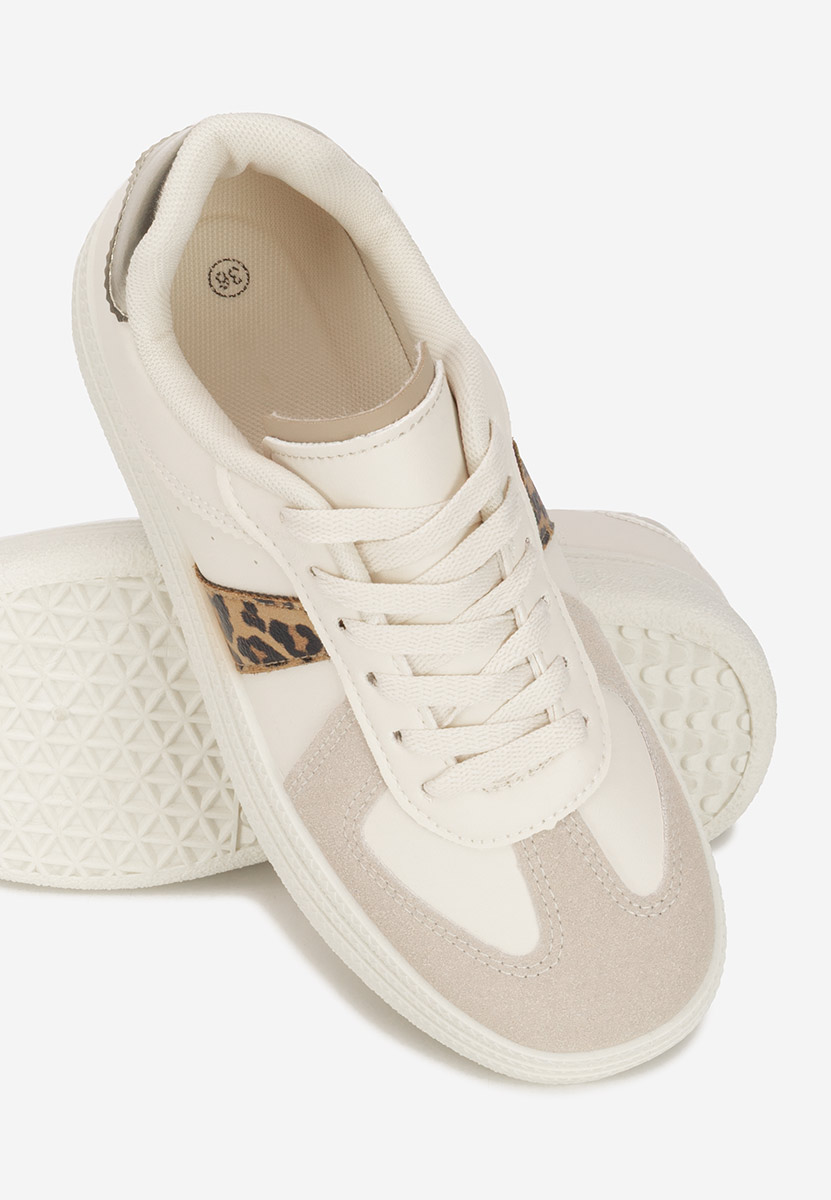 Panterkowe sneakersy na platformie Serinia