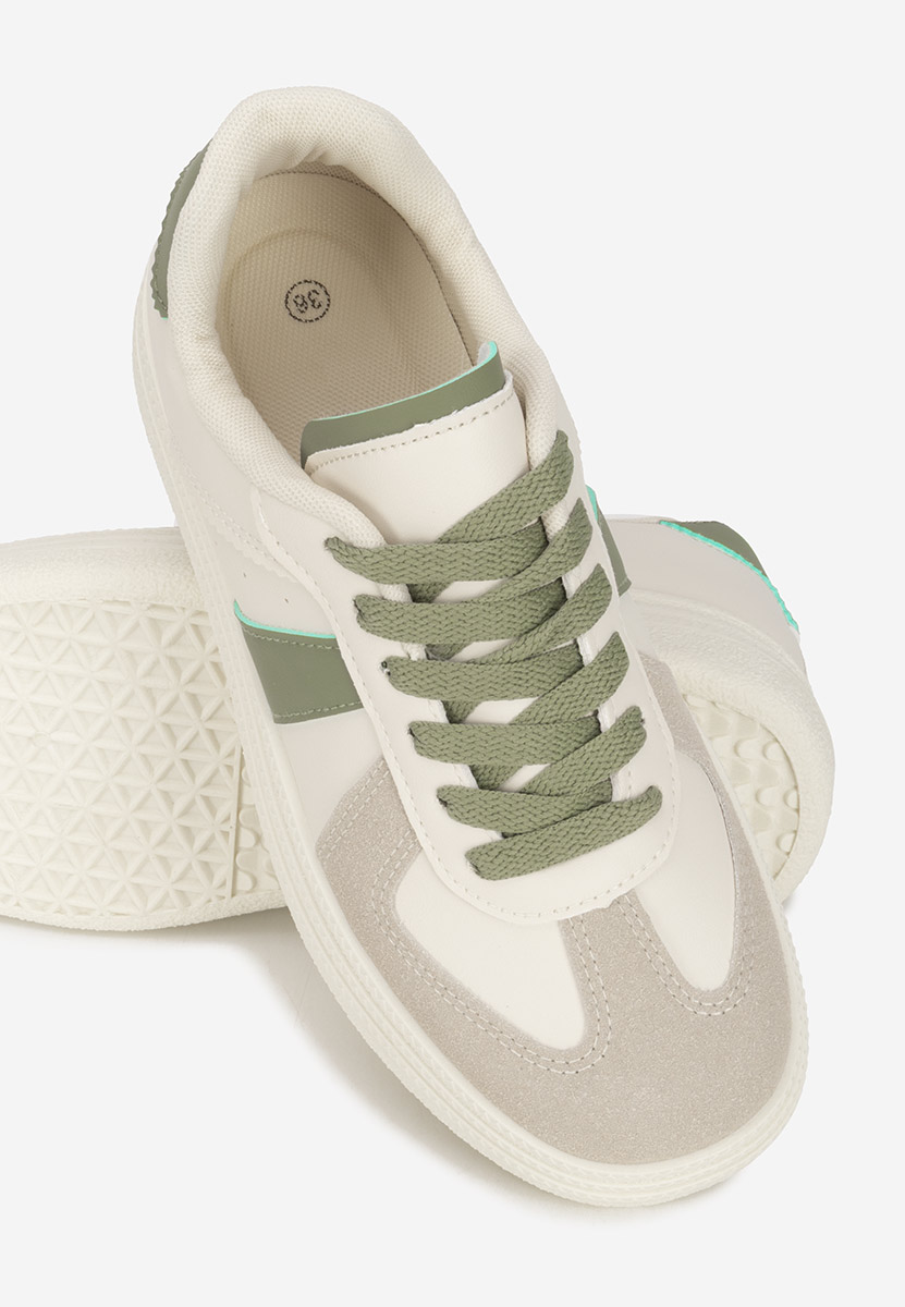 Białe sneakersy na platformie Serinia V2
