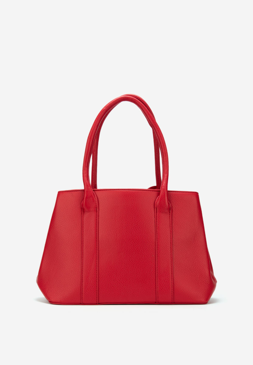Czerwone torebka do biura Cristinna