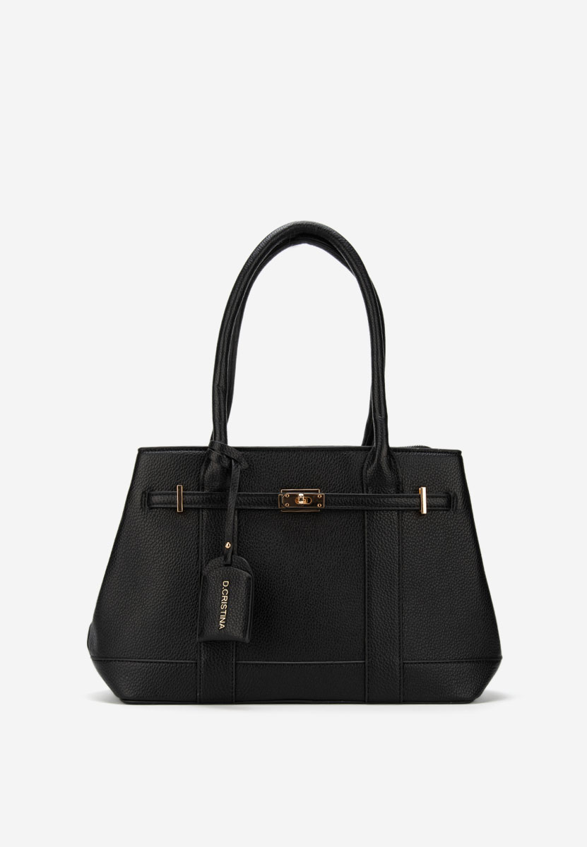 Czarna torebka do biura Cristinna