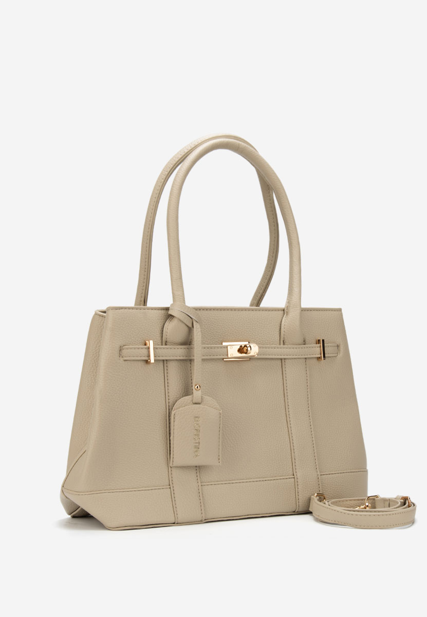 Beżowe torebka do biura Cristinna V2