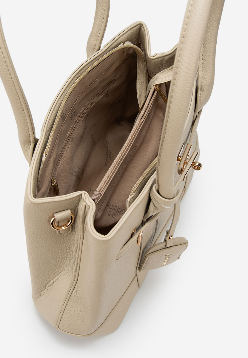 Beżowe torebka do biura Cristinna V2