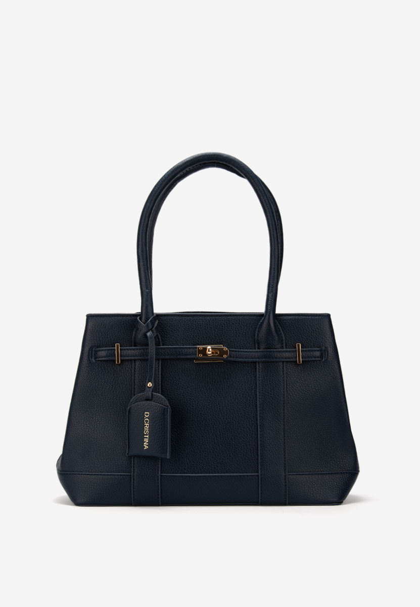 Granatowe torebka do biura Cristinna