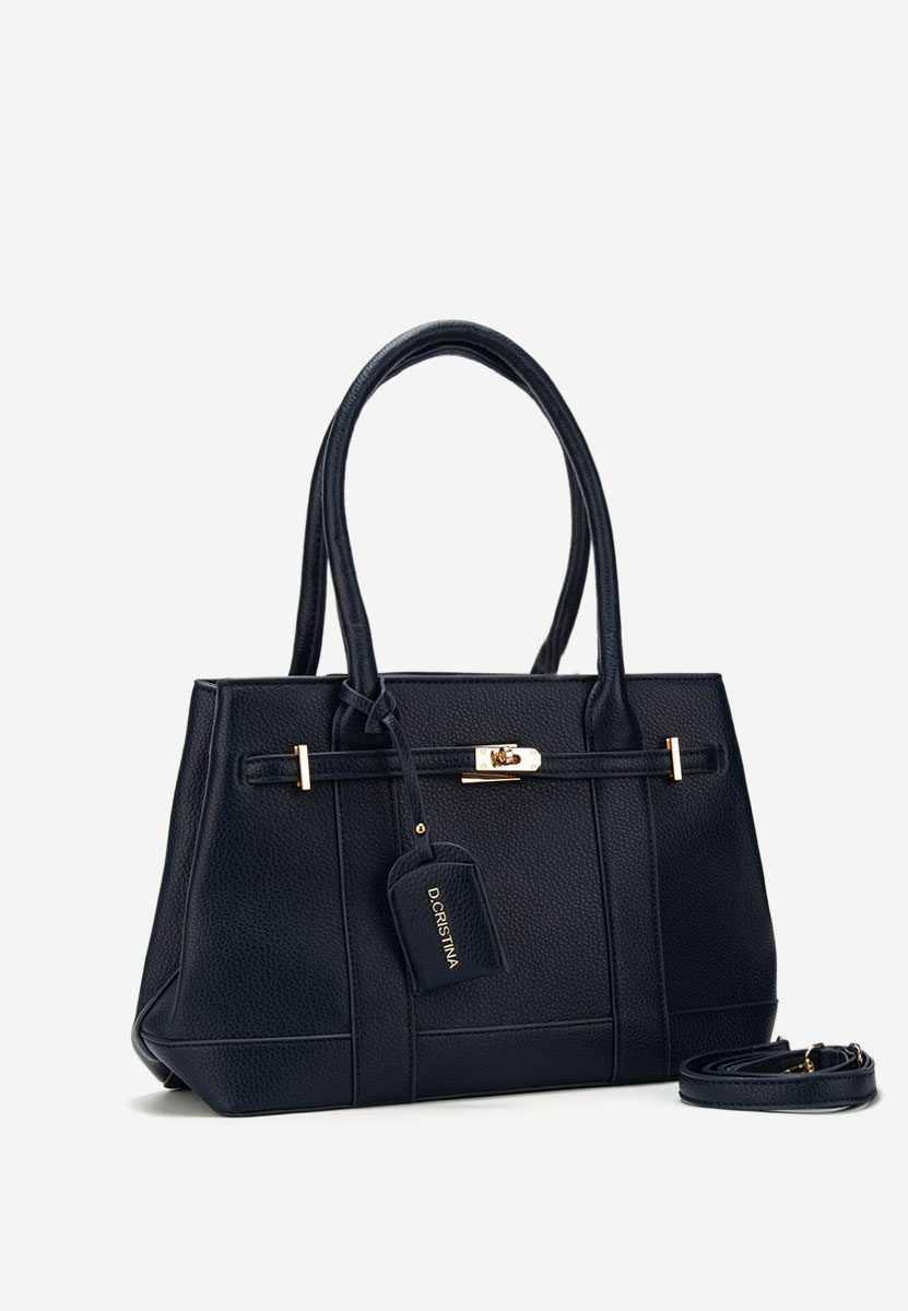 Granatowe torebka do biura Cristinna