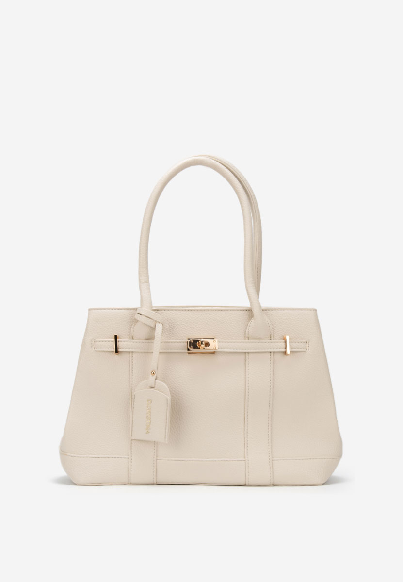 Beżowe torebka do biura Cristinna