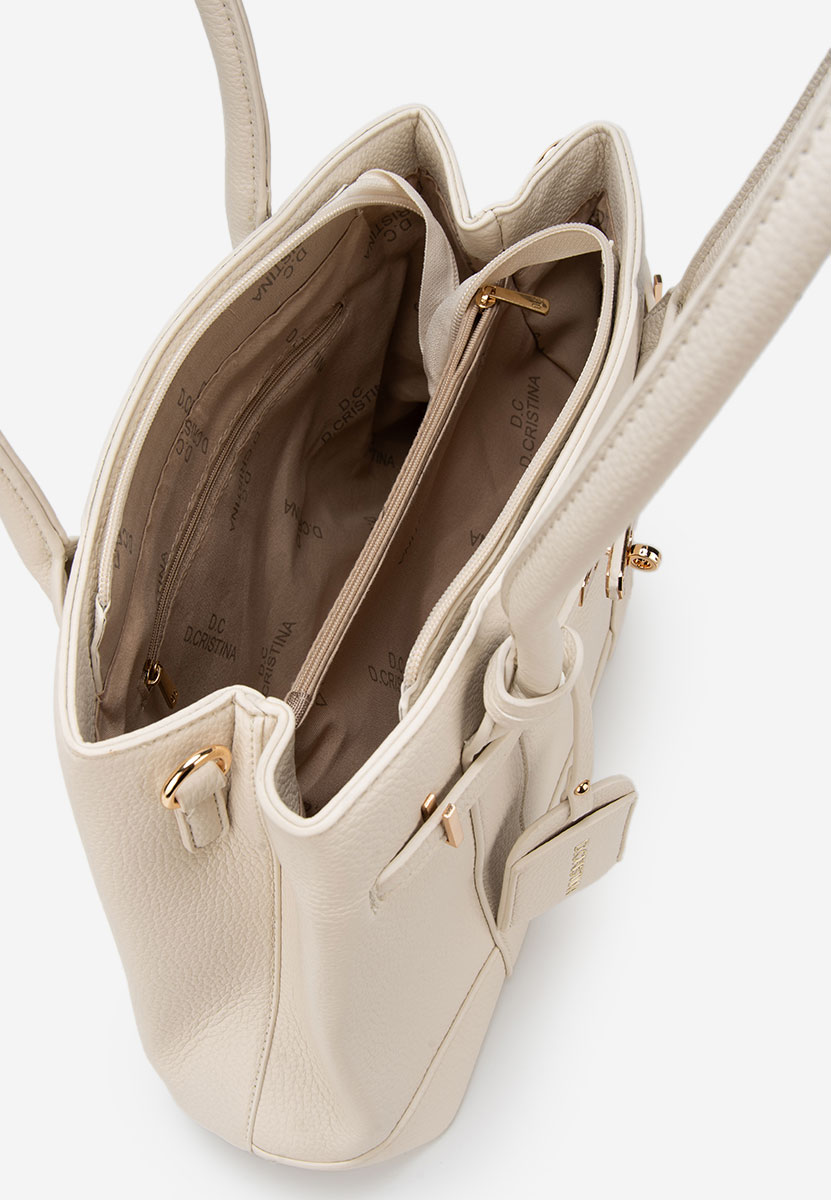 Beżowe torebka do biura Cristinna