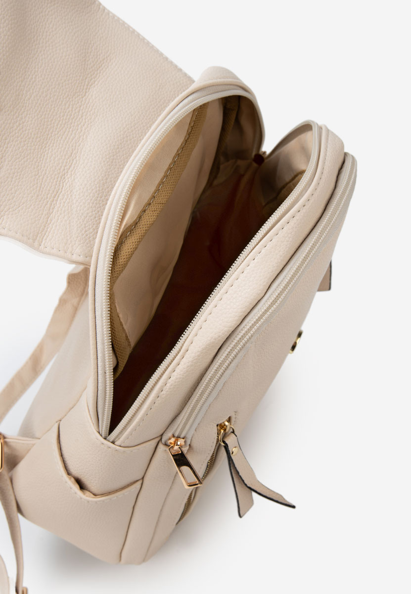 Białe plecak damska Vicenzia