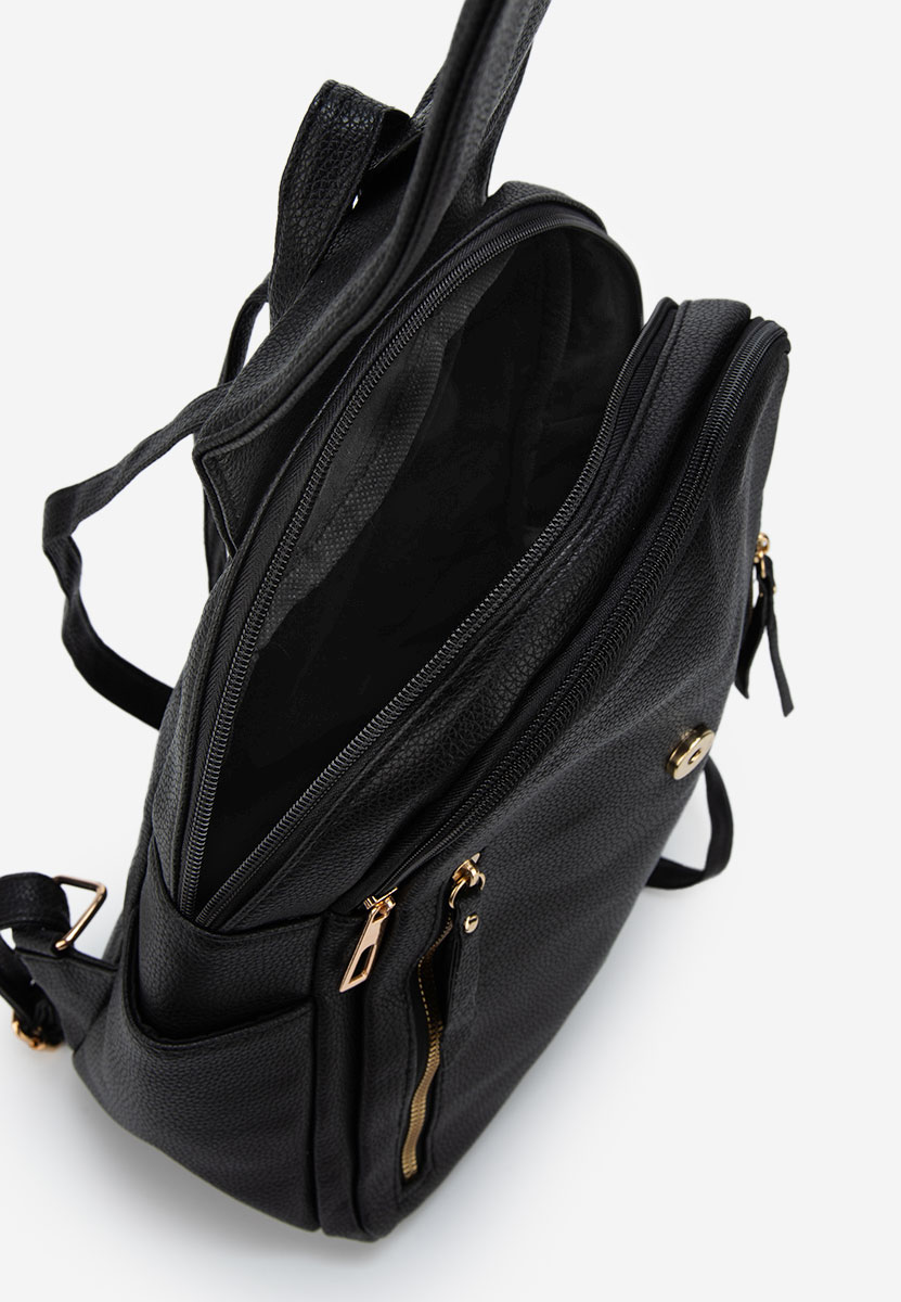 Czarny plecak damska Vicenzia