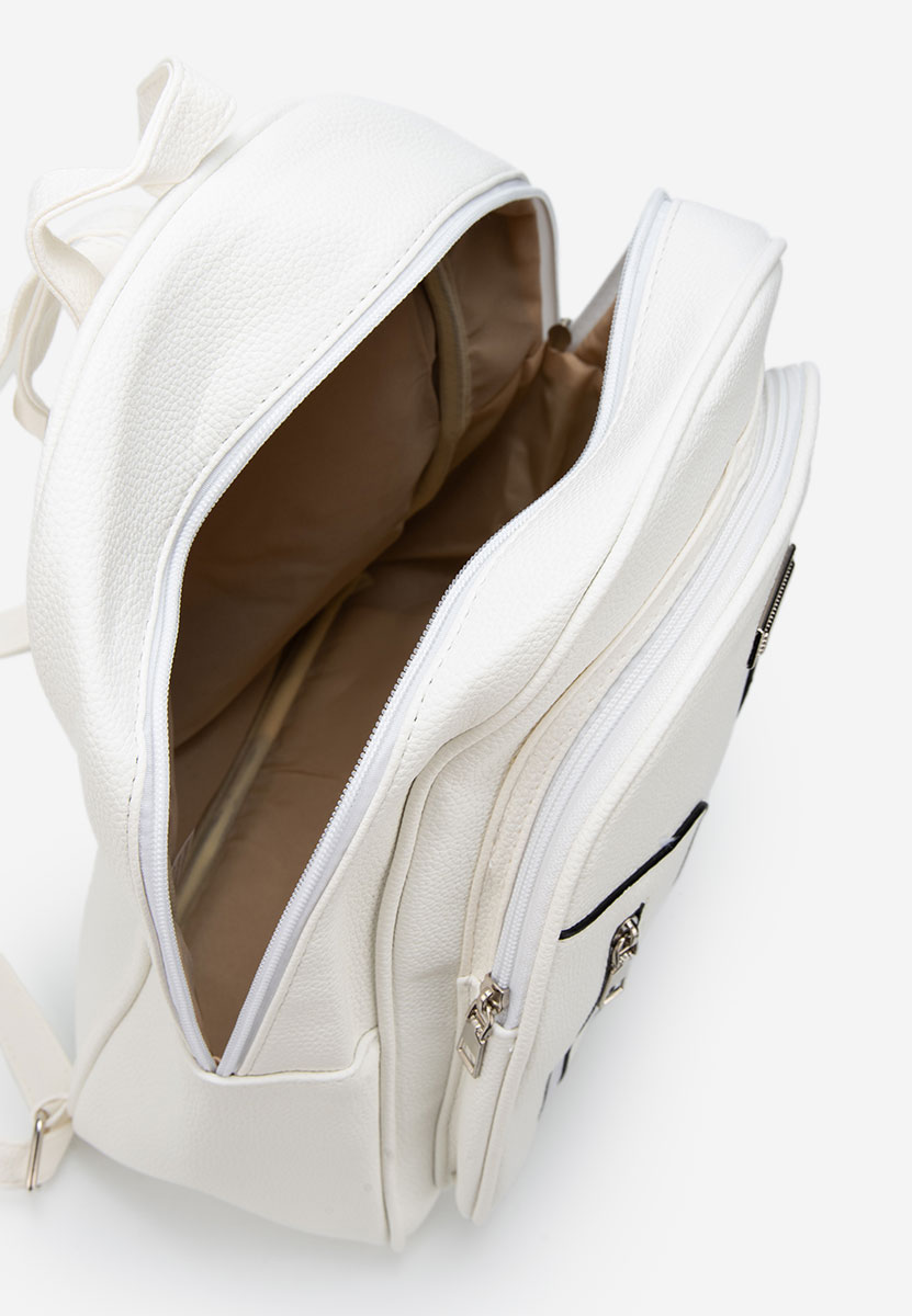 Białe plecak damska Mendoza