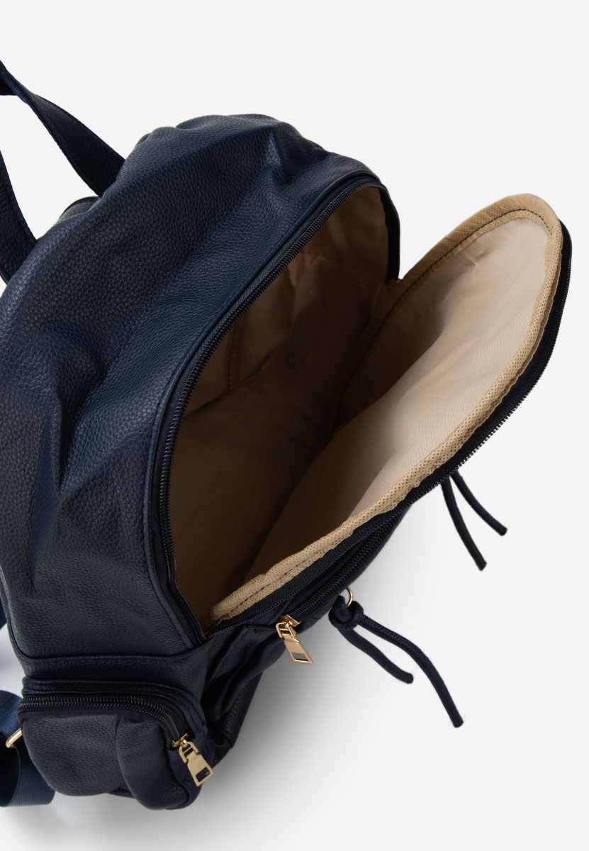 Granatowe plecak damska Milesia