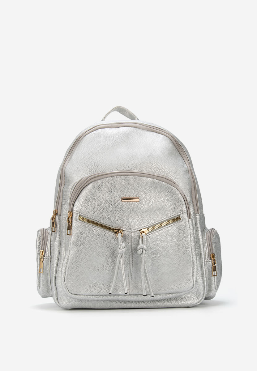 Srebrne plecak damska Milesia
