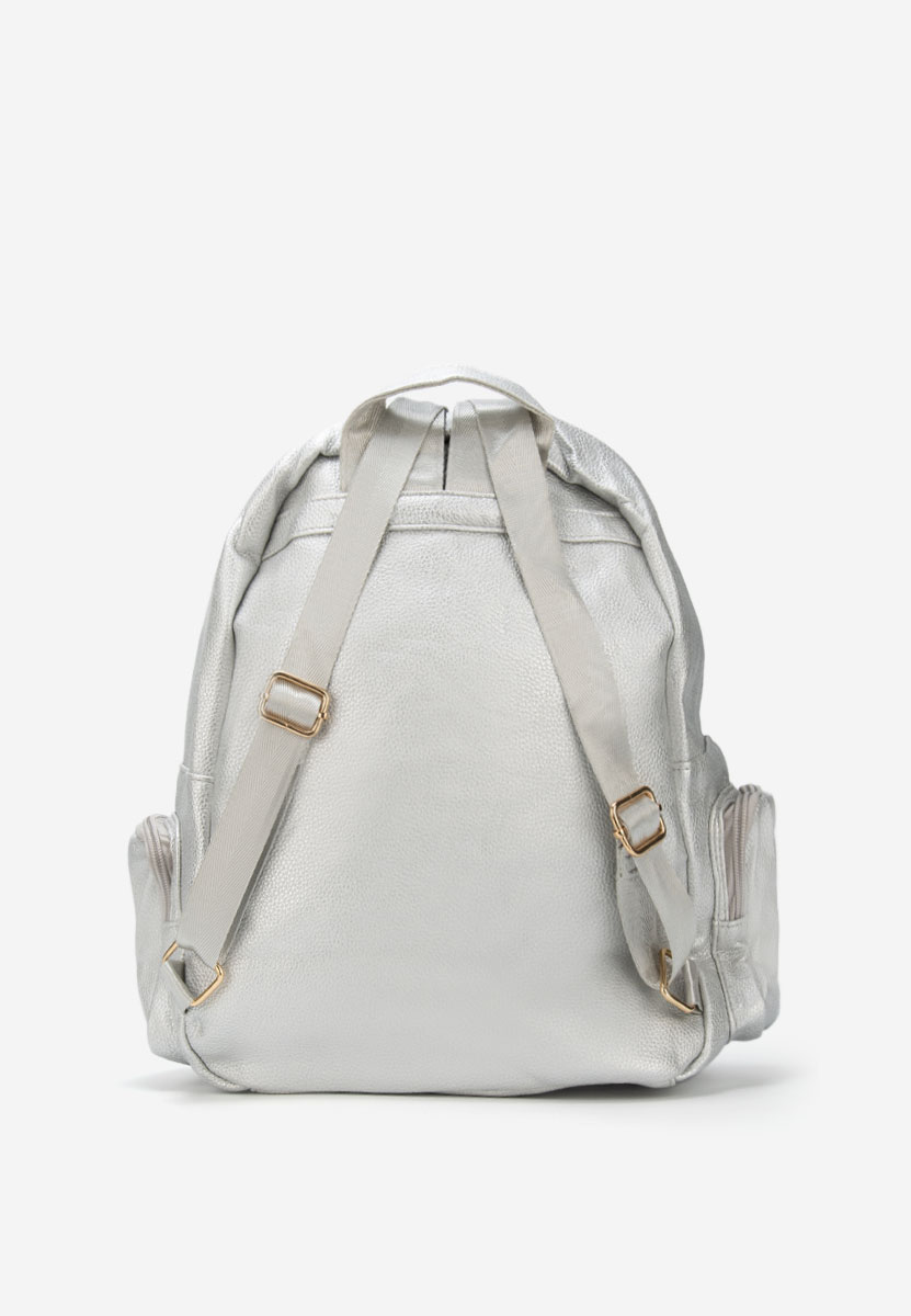 Srebrne plecak damska Milesia