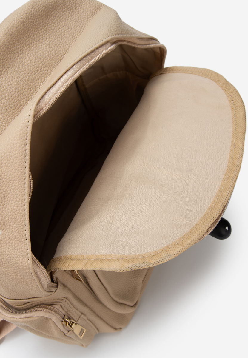 Beżowe plecak damska Milesia