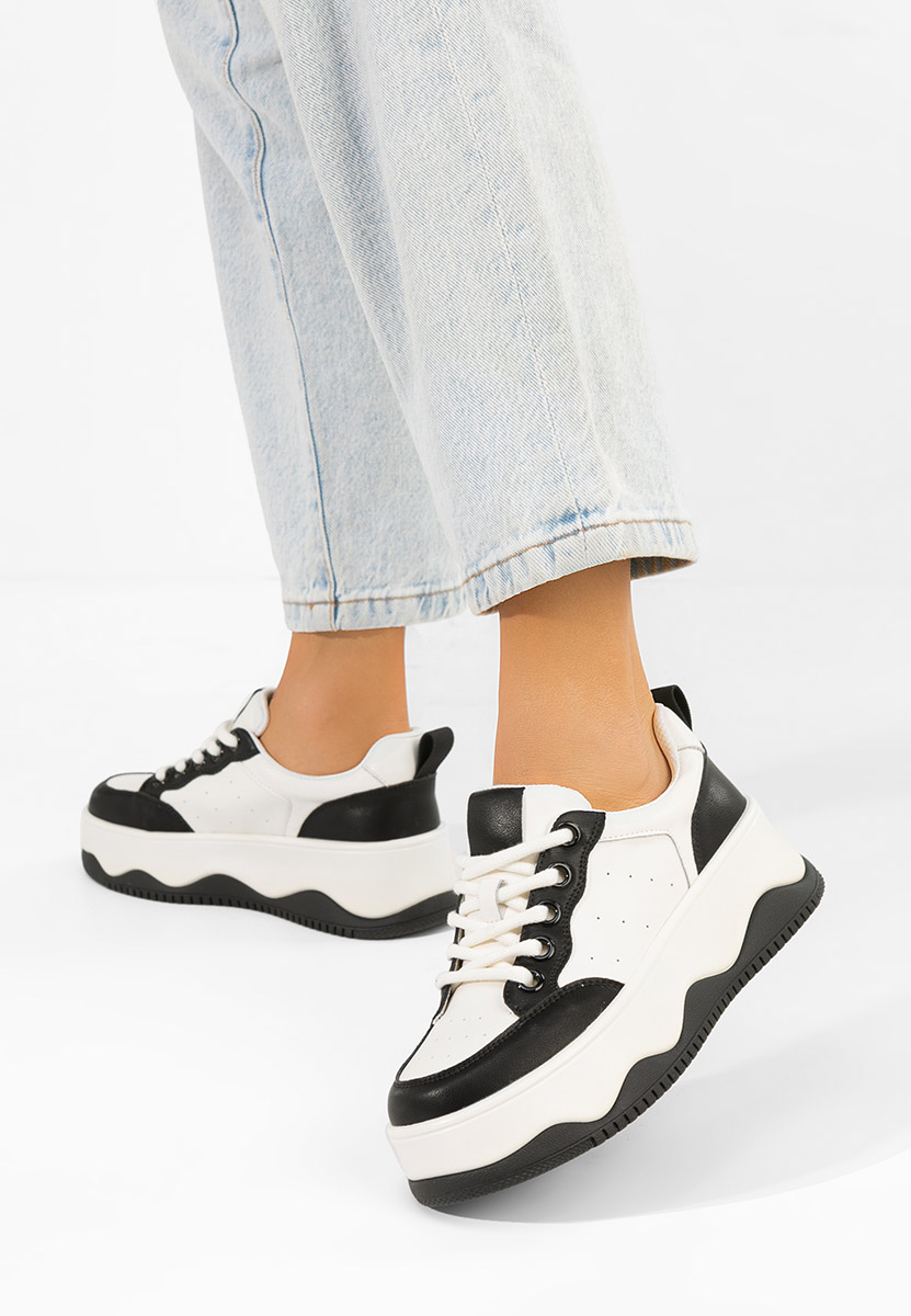 Białe sneakersy damskie Euselia V2