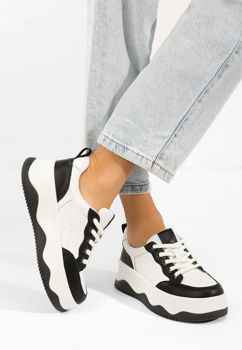 Białe sneakersy damskie Euselia V2