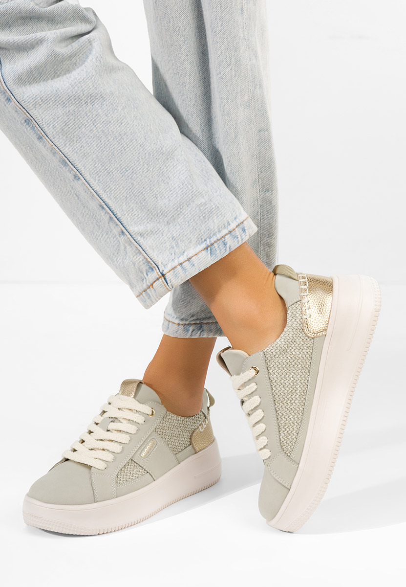 Zielone sneakersy damskie Eusenia